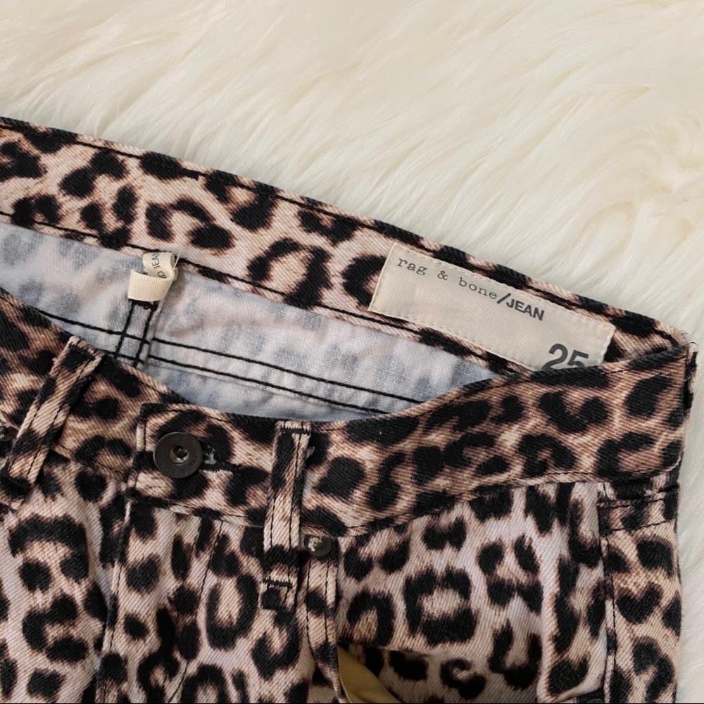 Rag & Bone | Snow Leopard Boyfriend Jeans - Picture 5 of 11